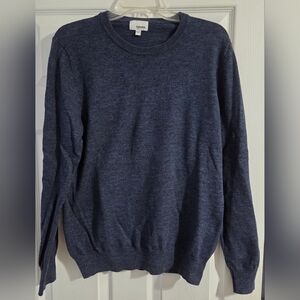 Sonoma Men's Dark Blue Crewneck Sweater
